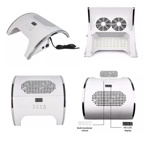 Preview: 2 in 1 LED Lampe - UV Lichthärtungsgerät mit Staubabsaugung