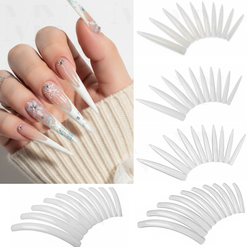 Profi Ultra Long Tip Stiletto Square Krallen sehr lang