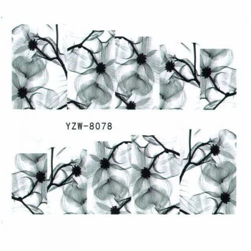 Water Transfer Sticker schwarz
Wasser Tattos Blumen