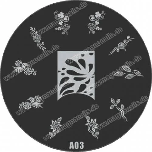 Nail Stamping Schablone A03