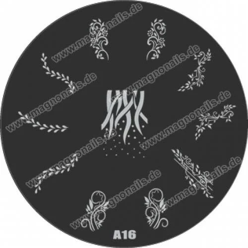 Nail Stamping Schablone A16