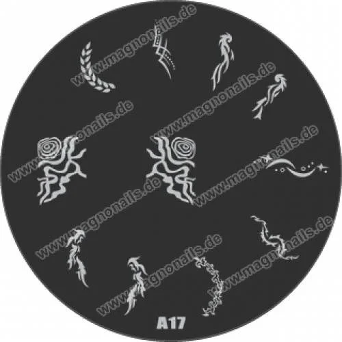 Nail Stamping Schablone A17