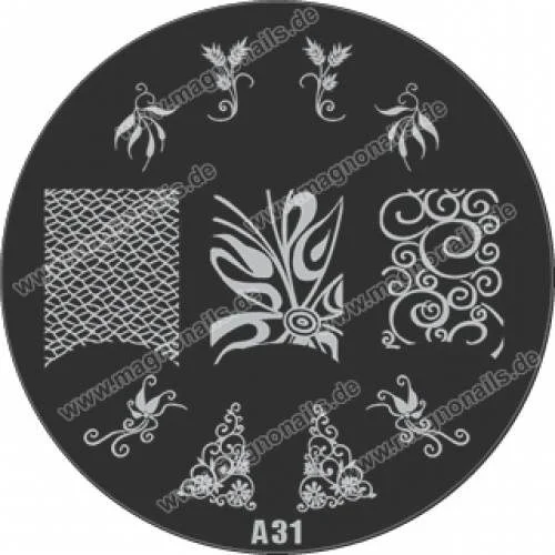Nail Stamping Schablone A31