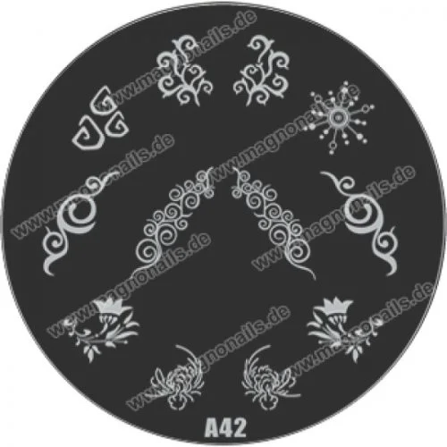Nail Stamping Schablone