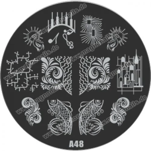 Nail Stamping Schablone