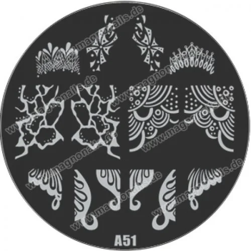 Nail Stamping Schablone