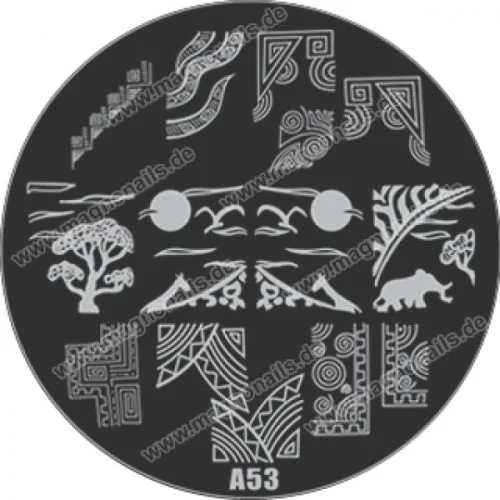 Nail Stamping Schablone