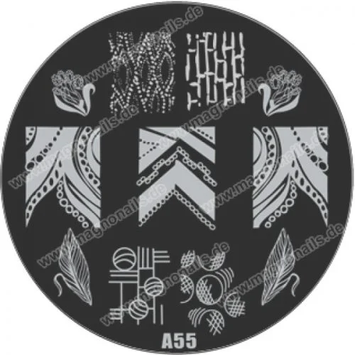 Nail Stamping Schablone