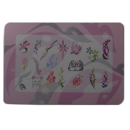 Nail Art Stamping Abziehkarte