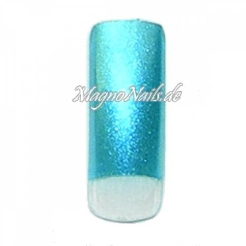 Airbrush Tips Profitips French Design Nageltips Turquiose metallic