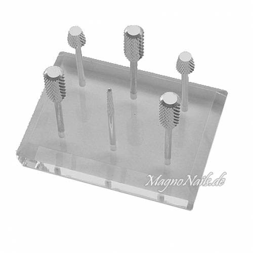 Preview: Acryl Ständer für 6 Bits Präsentation