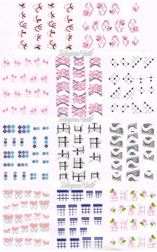 2D Nail Art Sticker