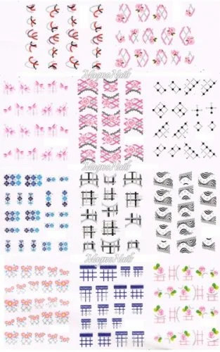 2D Nail Art Sticker