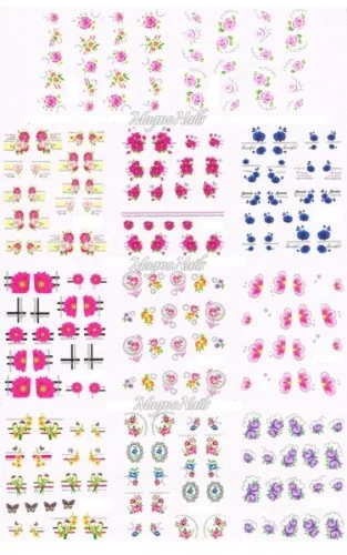 2D Nail Art Sticker