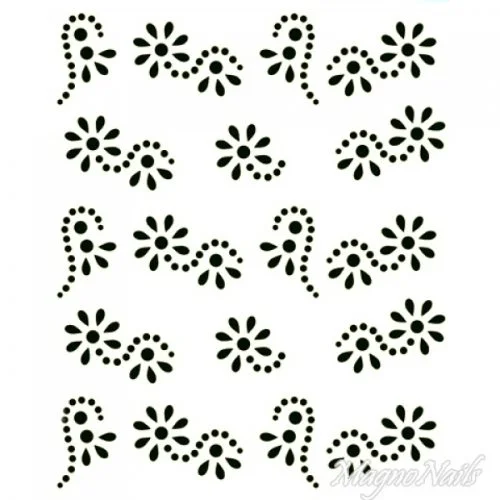 Crystal Nail Sticker - Bindis - schwarz Strasssteine Strass Aufkleber selbstklebende Nailart Nail art