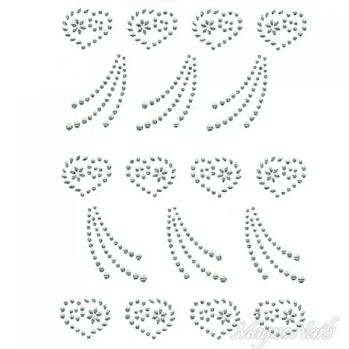 Crystal Nail Sticker - Bindis - crystal Strasssteine Strass Aufkleber selbstklebende Nailar Nail art