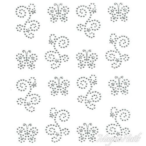 Crystal Nail Sticker - Bindis - crystal Strasssteine Strass Aufkleber selbstklebende Nailar Nail art