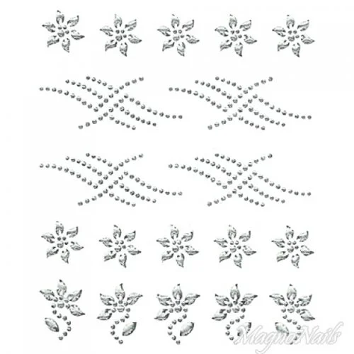 Crystal Nail Sticker - Bindis - crystal Strasssteine Strass Aufkleber selbstklebende Nailar Nail art