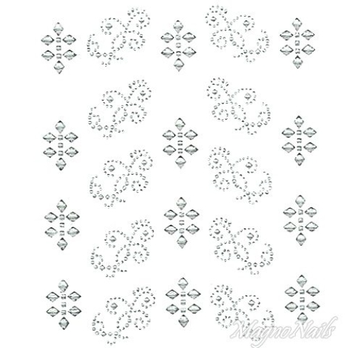 Crystal Nail Sticker - Bindis - crystal Strasssteine Strass Aufkleber selbstklebende Nailar Nail art