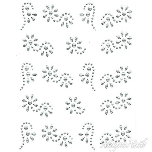 Crystal Nail Sticker - Bindis - crystal Strasssteine Strass Aufkleber selbstklebende Nailar Nail art