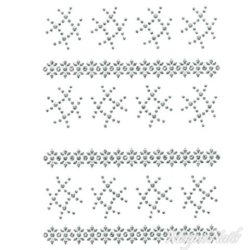 Crystal Nail Sticker - Bindis - crystal Strasssteine Strass Aufkleber selbstklebende Nailar Nail art