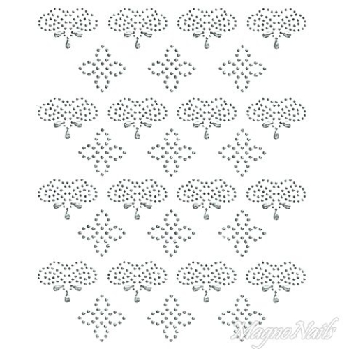 Crystal Nail Sticker - Bindis - crystal Strasssteine Strass Aufkleber selbstklebende Nailar Nail art