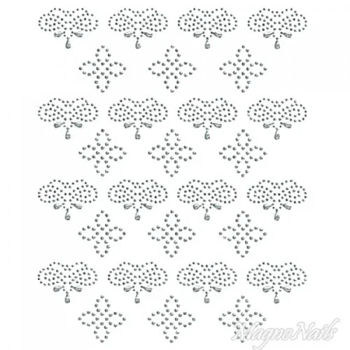 Crystal Nail Sticker - Bindis - crystal Strasssteine Strass Aufkleber selbstklebende Nailar Nail art