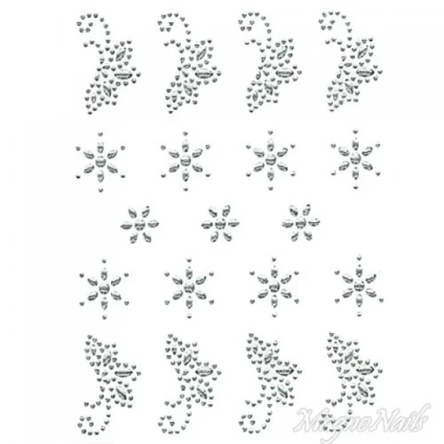 Crystal Nail Sticker - Bindis - crystal Strasssteine Strass Aufkleber selbstklebende Nailar Nail art