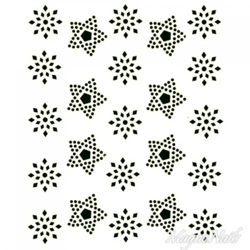 Crystal Nail Sticker - Bindis - schwarz Strasssteine Strass Aufkleber selbstklebende Nailart Nail art