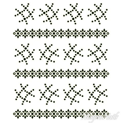 Crystal Nail Sticker - Bindis - schwarz Strasssteine Strass Aufkleber selbstklebende Nailart Nail art