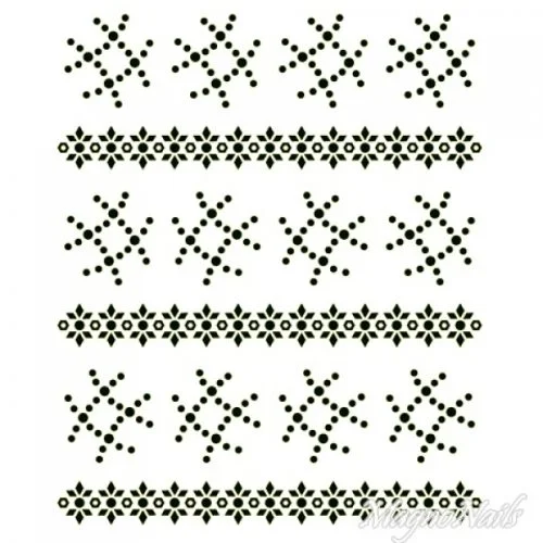 Crystal Nail Sticker - Bindis - schwarz Strasssteine Strass Aufkleber selbstklebende Nailart Nail art