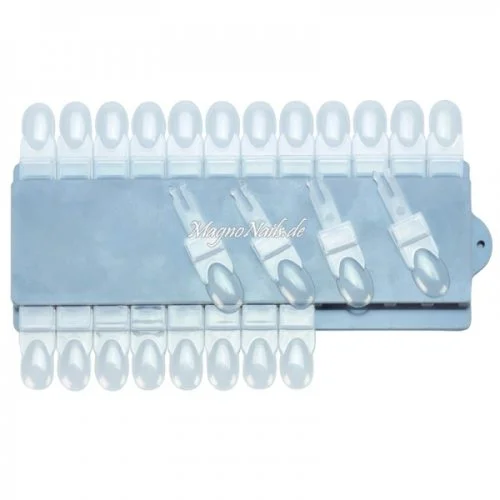 Demonstrationssdisplay mit 24 Tips Präsentation Farben Nagelstudio Zubehör