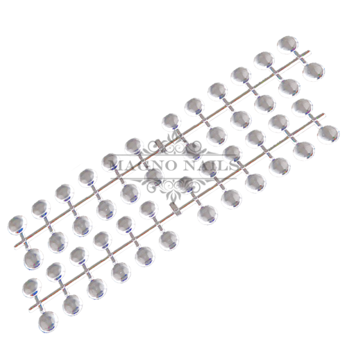 120 Color Dots - UV Nail Polish Präsentationsdisplay klar rund