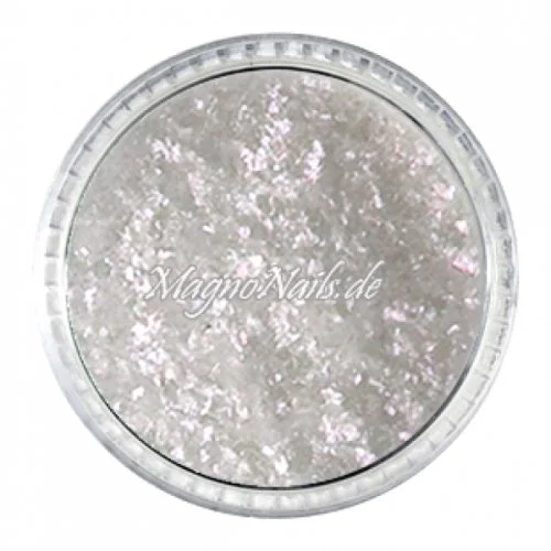 Diamond Pigment weiß-rosa grob Nageldesign Nägel Nail