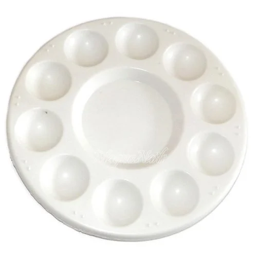 2 x Mischpalette weiß Nagelstudio Zubehör Malerei 