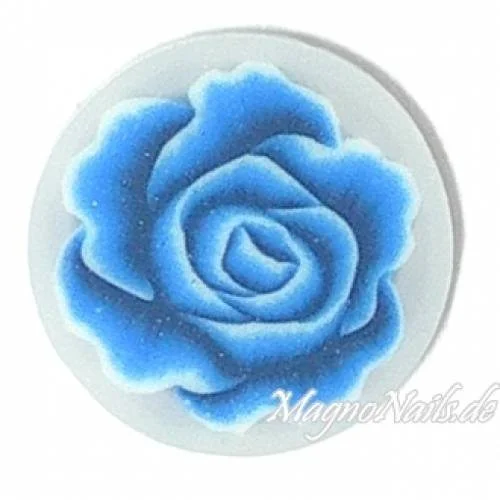 Fimo Stange - Rose dunkelblau