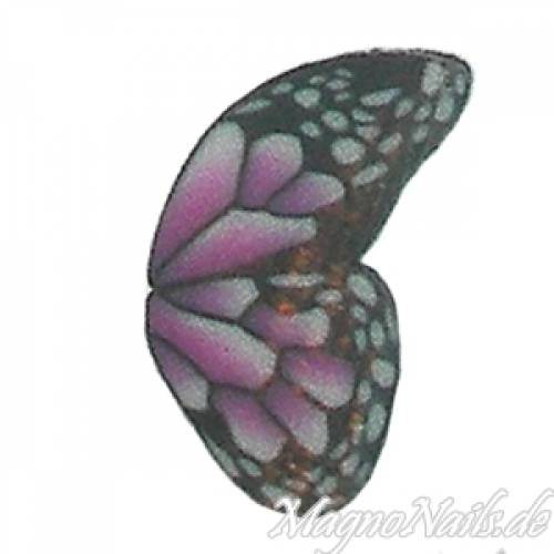 Fimo Stange - halber Schmetterling purpur