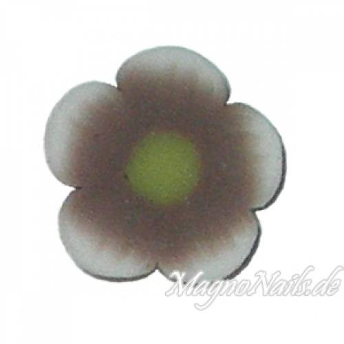 Fimo Stange - Blume braun