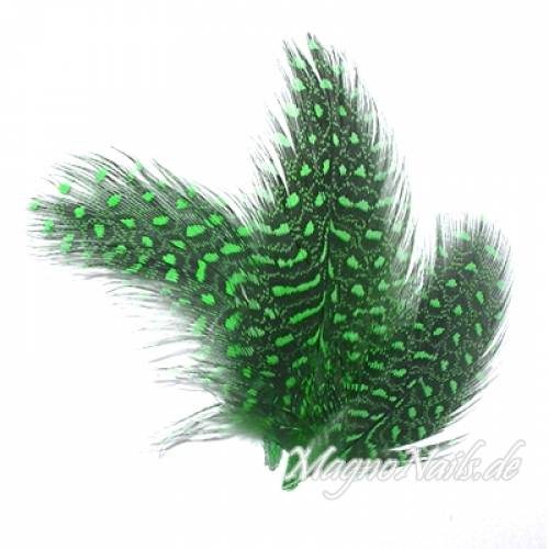 Nail Art Feder grün Nägel Nail art Nailart Nageldesign Nagel