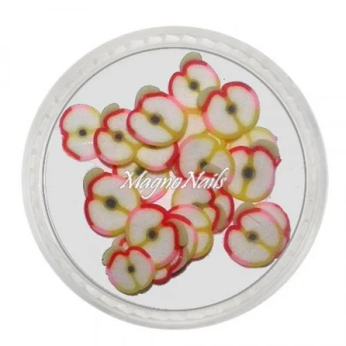 Einlegemotive - Fimo Früchte - Apfel Nails Nagel Nögel Nailart