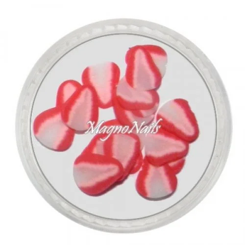 Einlegemotive - Fimo Früchte - Erdbeere Nails Nagel Nögel Nailart