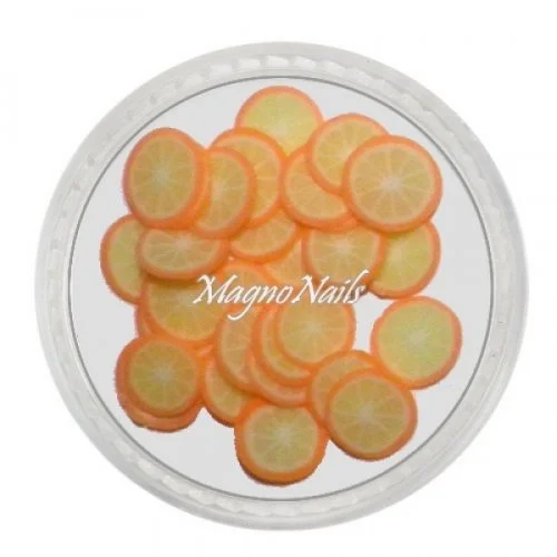 Einlegemotive - Fimo Früchte - Orange Nails Nagel Nögel Nailart