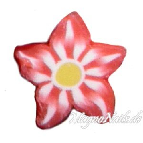 Fimo Stange - Blume blau