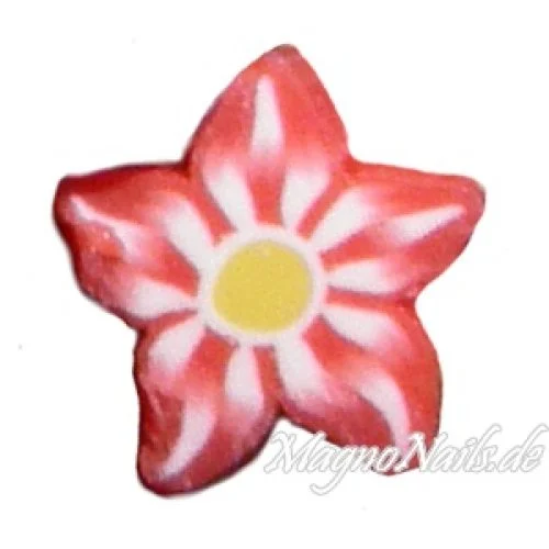 Fimo Stange - Blume blau