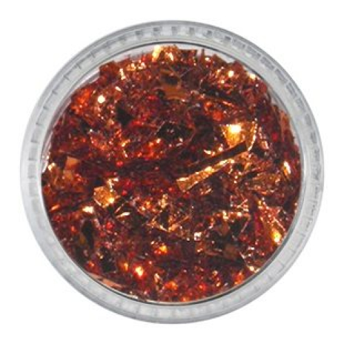 Glitter Flakes kupfer Nail Art Nails Nagel Nögel Nailart