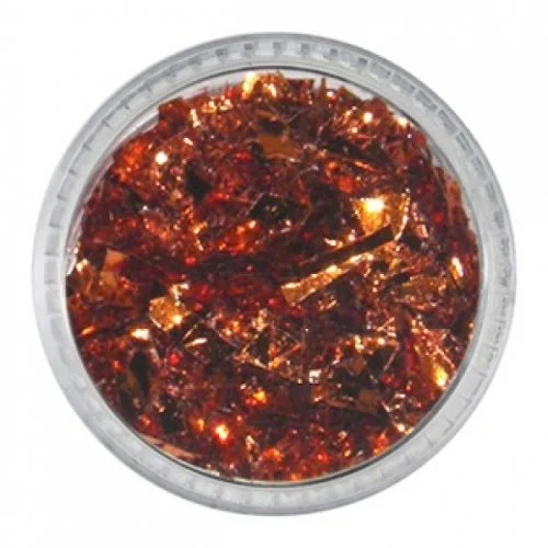 Glitter Flakes kupfer Nail Art Nails Nagel Nögel Nailart