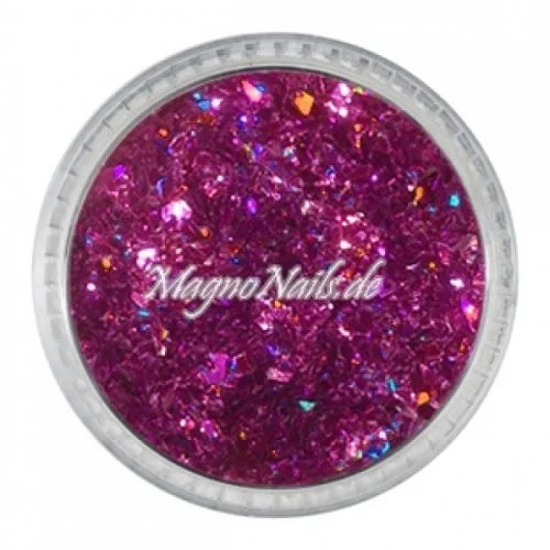 Feine Glitter Flakes purpur hologramm Nails Nagel Nögel Nailart