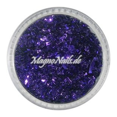 Feine Glitter Flakes lila metallic Nails Nagel Nögel Nailart