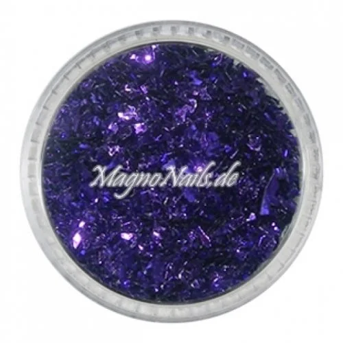 Feine Glitter Flakes lila metallic Nails Nagel Nögel Nailart