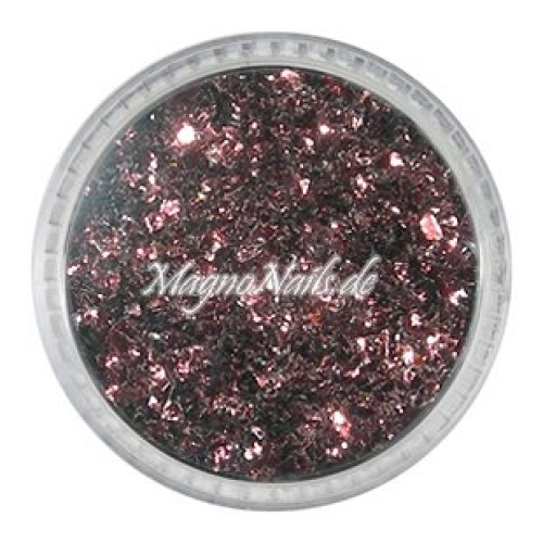 Feine Glitter Flakes dunkelbraun metallic Nails Nagel Nögel Nailart
